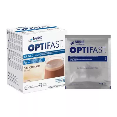 Optifast domáci nápoj čokoládový prášok, 8x55 g Optifast domáci nápoj čokoládový prášok, 8x55 g
