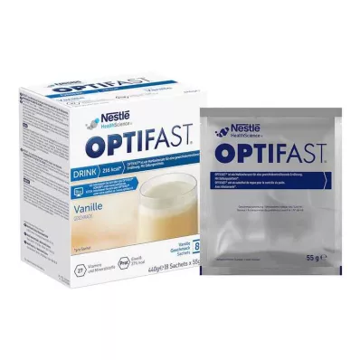 Optifast domáci nápoj vanilkový prášok, 8x55 g Optifast domáci nápoj vanilkový prášok, 8x55 g