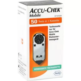 ACCU-CHEK Mobilné testovacie kazety, 50 ks
