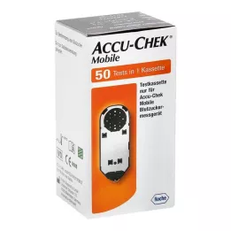 ACCU-CHEK Mobilné testovacie kazety, 50 ks