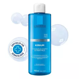 ROCHE-POSAY Kerium extrémne jemný gélový šampón, 400 ml