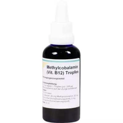 METHYLCOBALAMIN Vitamín B12 kvapky, 50 ml