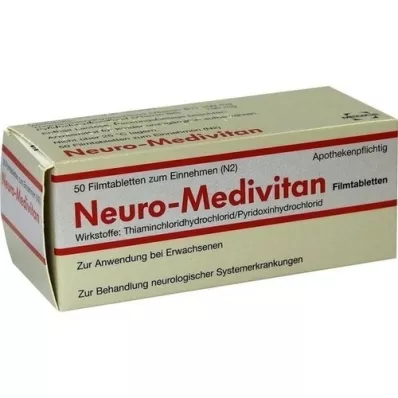 NEURO MEDIVITAN Filmom obalené tablety, 50 ks