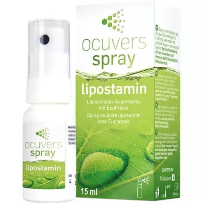 OCUVERS očný sprej Lipostamin s eufráziou, 15 ml