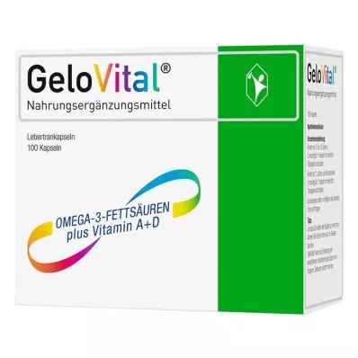 GELOVITAL Doplnok stravy olej z treščej pečene, 100 ks