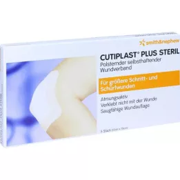 CUTIPLAST Plus sterilný obväz 7,8x15 cm, 5 ks