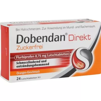 DOBENDAN Priamy Flurbiprofen 8,75 mg Lut bez cukru, 24 ks