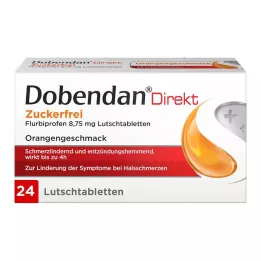 DOBENDAN Priamy Flurbiprofen 8,75 mg Lut bez cukru, 24 ks