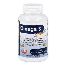 OMEGA-3 Junior Berco žuvacie kapsule, 120 kapsúl