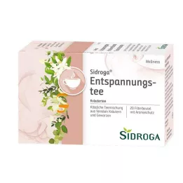 SIDROGA Filtračné vrecko na čaj Wellness relax, 20X1,75 g