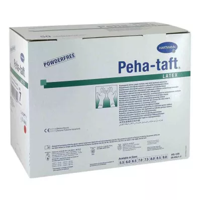 Peha-Taft latexové chirurgické rukavice veľkosť 7, 50x2 kusy Peha-Taft latexové chirurgické rukavice veľkosť 7, 50x2 kusy