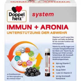 DOPPELHERZ Ampulky systému Immun+Aronia, 10 ks