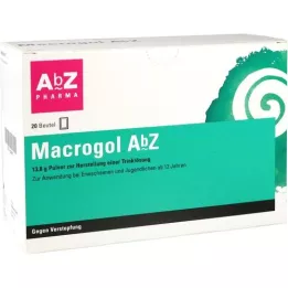 MACROGOL AbZ Plv.z.Her.e.Lsg.z.Einnehmen, 20 ks