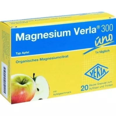 MAGNESIUM VERLA 300 jablkových granúl, 20 ks