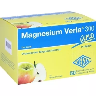 MAGNESIUM VERLA 300 jablkových granúl, 50 ks