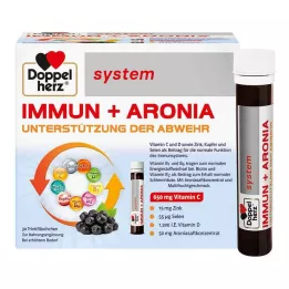 DOPPELHERZ Ampulky systému Immun+Aronia, 30 ks