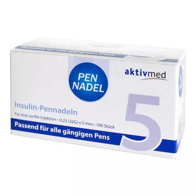 Ihla na pero univerzálna 5 kanýl 0,23x5 mm 32 G, 100 kusov