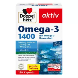DOPPELHERZ Omega-3 1.400 kapsúl, 120 kapsúl