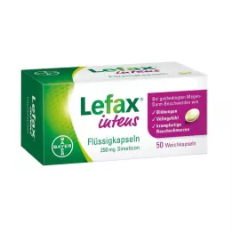 LEFAX intenzívne tekuté kapsuly 250 mg simetikónu, 50 ks
