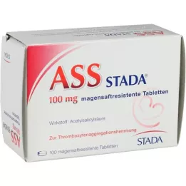 ASS STADA 100 mg entericky obalené tablety, 100 ks