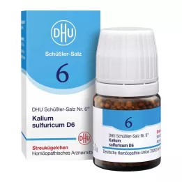 BIOCHEMIE DHU 6 Potassium sulphuricum D 6 globúl, 10 g