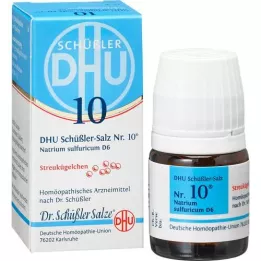 BIOCHEMIE DHU 10 Natrium sulfuricum D 6 globúl, 10 g