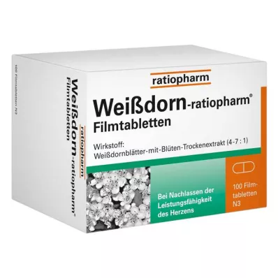 Hawthorn-ratiopharm® filmom obalené tablety, 100 ks Hawthorn-ratiopharm® filmom obalené tablety, 100 ks