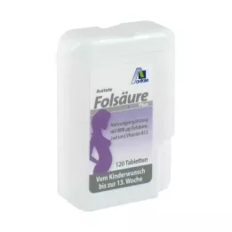FOLSÄURE 800 Plus B12+jód tablety, 120 kapsúl