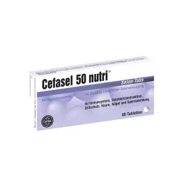 CEFASEL 50 výživných tabliet selénu, 60 ks