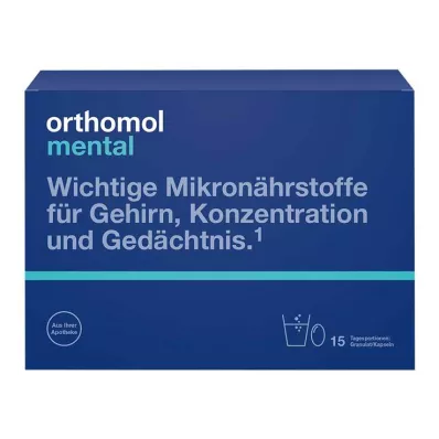 Orthomol Mental Granules / Capsules 15 denných dávok, 1 ks