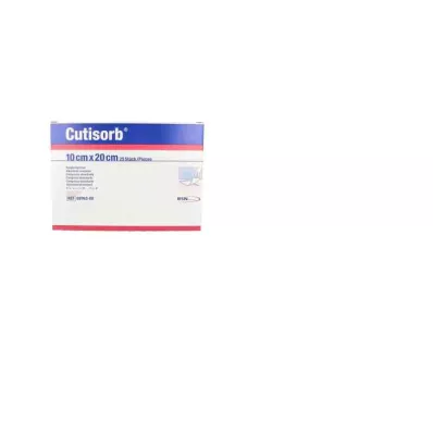 Cutisorb absorpčné obklady sterilné 10x20 cm, 25 ks