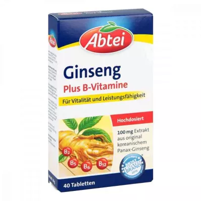 ABTEI Ženšen plus B-vitamíny, 40 kapsúl ABTEI Ženšen plus B-vitamíny, 40 kapsúl