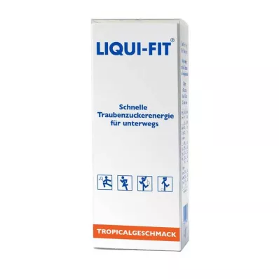 LIQUI FIT Tropický tekutý cukrový roztok, 12 ks