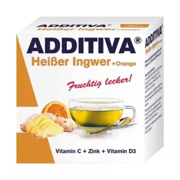 ADDITIVA Horúci zázvor + pomarančový prášok, 120 g