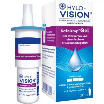 HYLO-VISION Očné kvapky SafeDrop Gel, 10 ml