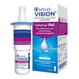 HYLO-VISION Očné kvapky SafeDrop Gel, 10 ml