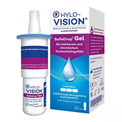 Hylo-Vision Safedrop Gel očné kvapky, 10 ml Hylo-Vision Safedrop Gel očné kvapky, 10 ml