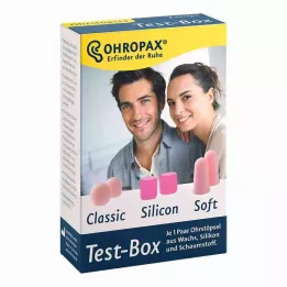 OHROPAX Testovacia krabička 3 typy zátok do uší, 3X2 ks