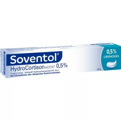 SOVENTOL Hydrokortizón acetát 0,5 % krém, 30 g