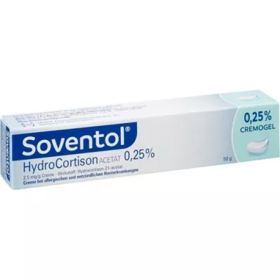 SOVENTOL Hydrokortizón acetát 0,25 % krém, 50 g