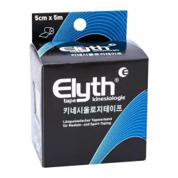 KINESIOLOGIE Páska Elyth 5 cmx5 m čierna, 1 ks