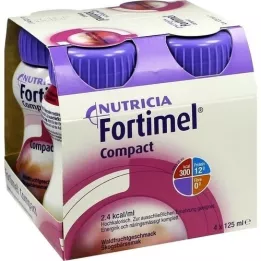 FORTIMEL Compact 2.4 príchuť lesného ovocia, 4X125 ml