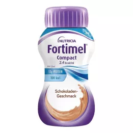 FORTIMEL Compact 2.4 príchuť čokoláda, 4X125 ml