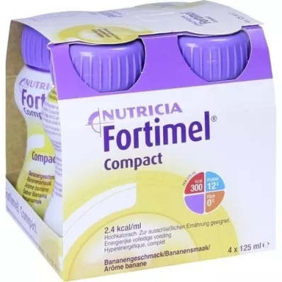 FORTIMEL Compact 2.4 banánová príchuť, 4X125 ml