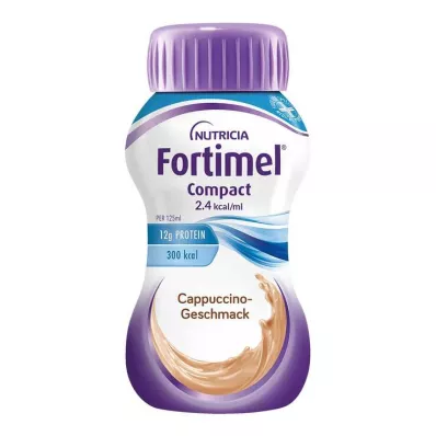 Fortimel Compact 2,4 príchuť cappuccino, 4X125 ml