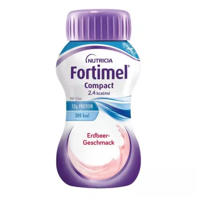 FORTIMEL Compact 2.4 Jahodová príchuť, 4X125 ml
