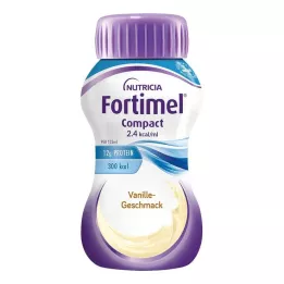 FORTIMEL Compact 2.4 vanilková príchuť 8X4X125 ml