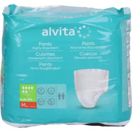 ALVITA Inkontinenčné nohavice super medium, 14 ks