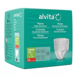 ALVITA Inkontinenčné nohavice super medium, 14 ks