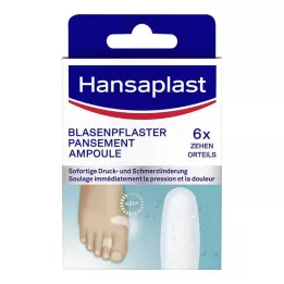 HANSAPLAST Náplasti na pľuzgiere malé, 6 ks